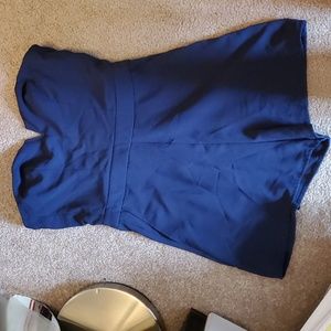 H&M navy blue dressy romper